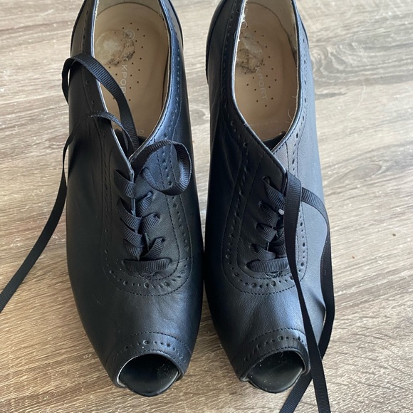 Peeptoe lace up stilettos rockport - Picture 3 of 4